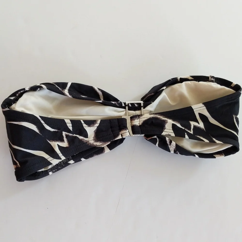 MICHAEL Michael Kors Bandeau Swim Top Size Small - Picture 4 of 8